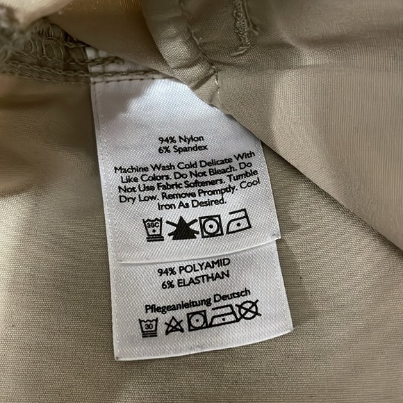 Eddie Bauer Travex Tan Khaki Chino Pants Size 38 x 30 Stretch Zipper Pockets - Picture 4 of 11